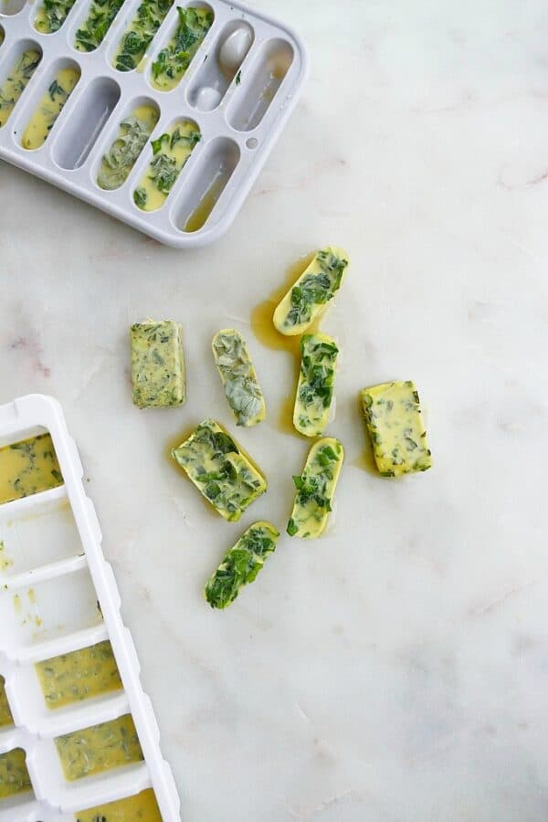 How to Make Frozen Herb Cubes It's a Veg World After All®