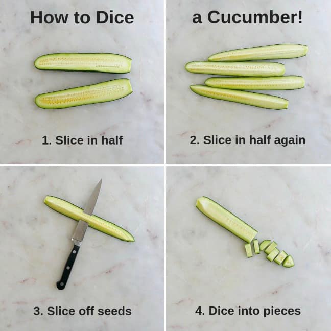 How to Dice a Cucumber