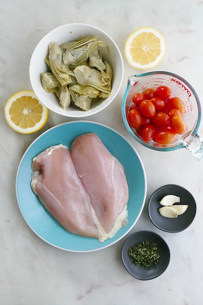 ingredients on a counter