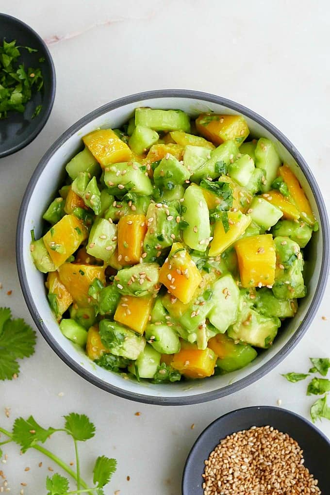 mango cucumber salad