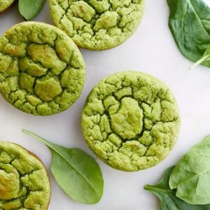 spinach banana muffins