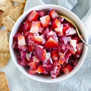 strawberry rhubarb salsa