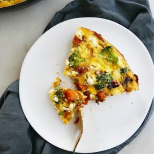 broccoli and sweet potato frittata