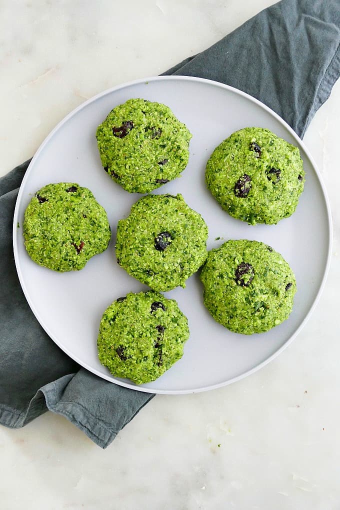 chard and edamame quinoa burgers cooked