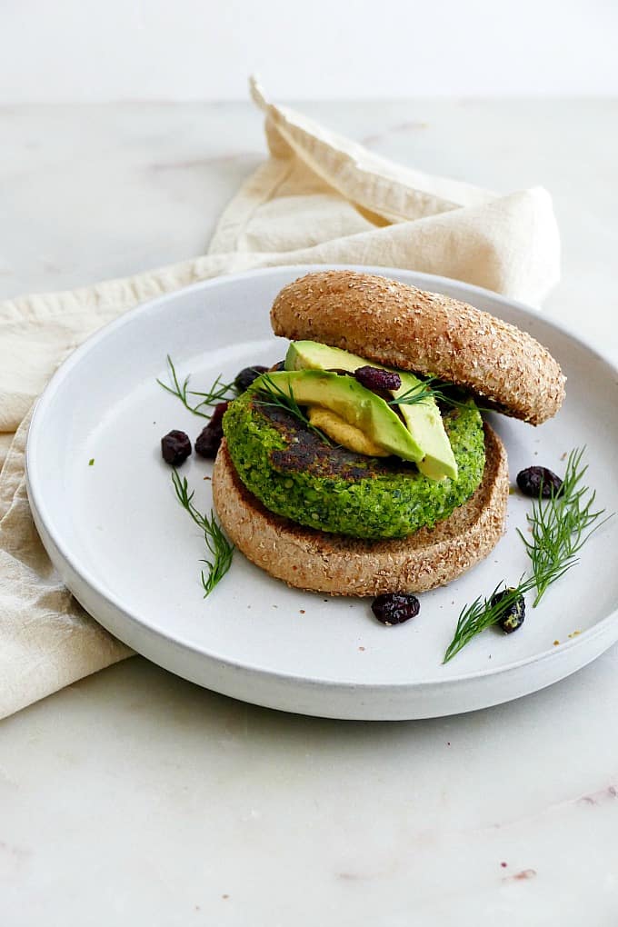 chard and edamame quinoa burgers cooked