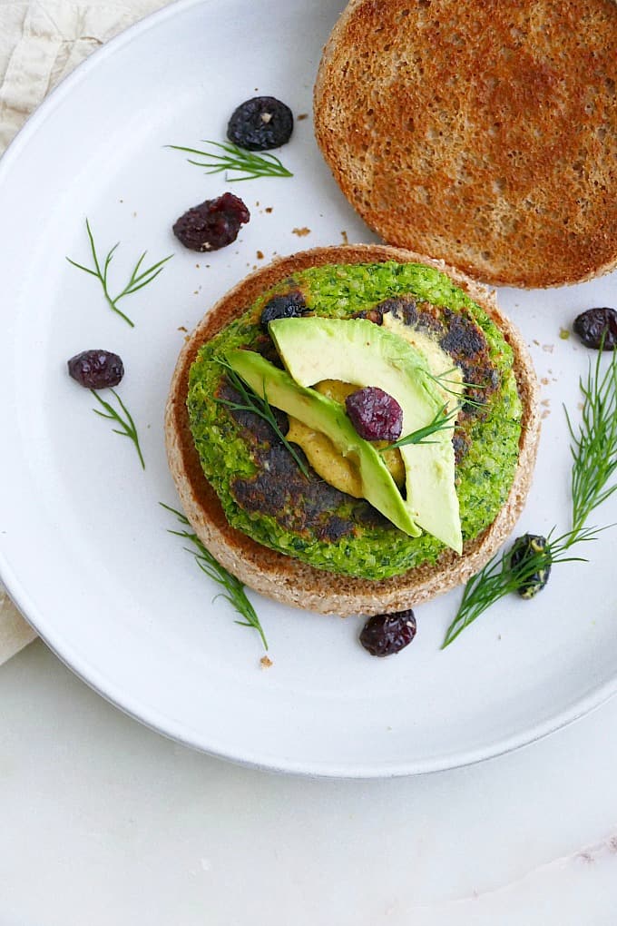 chard and edamame quinoa burgers cooked