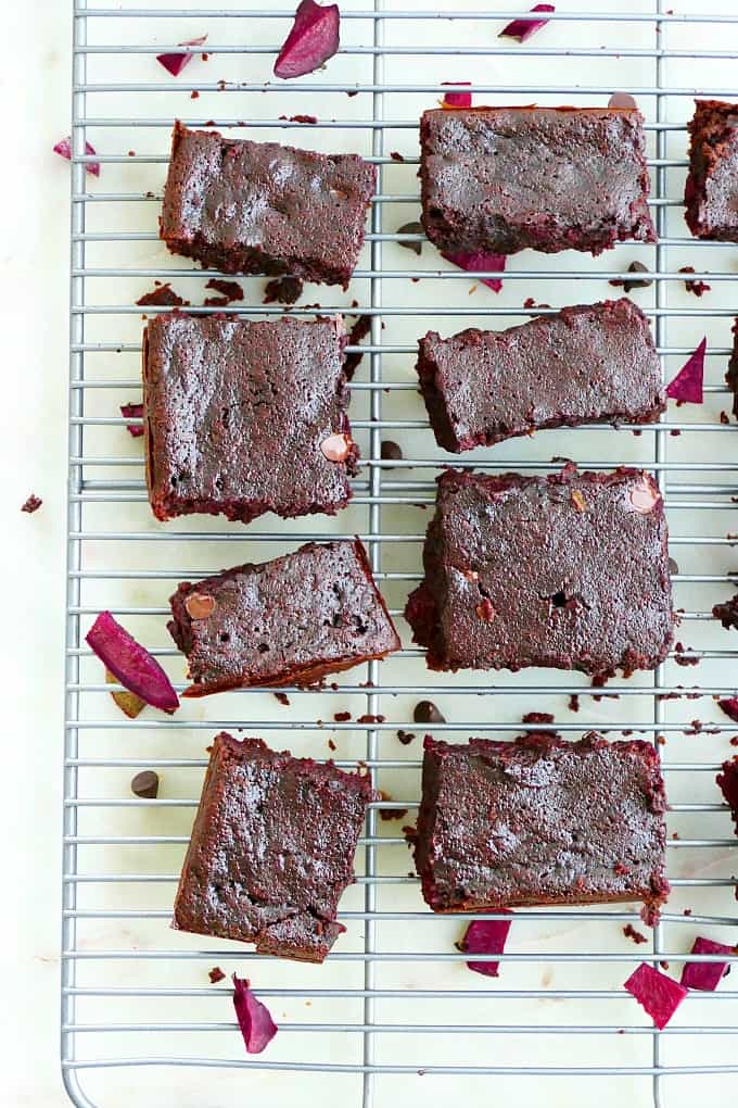 fudgy beet brownies