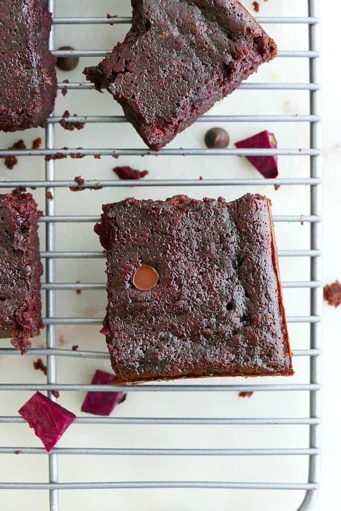 fudgy beet brownies