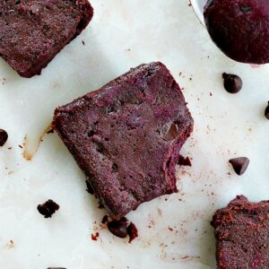 fudgy beet brownies