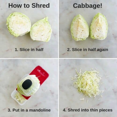 How to Shred Cabbage with a Mandoline It's a Veg World After All®