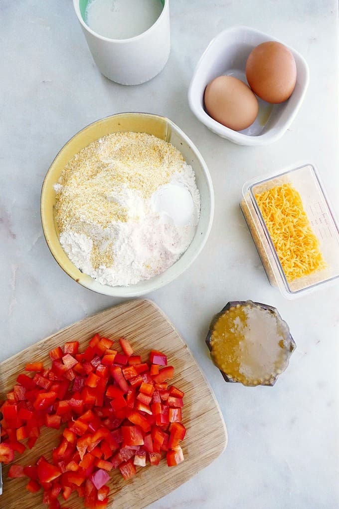 savory muffin ingredients