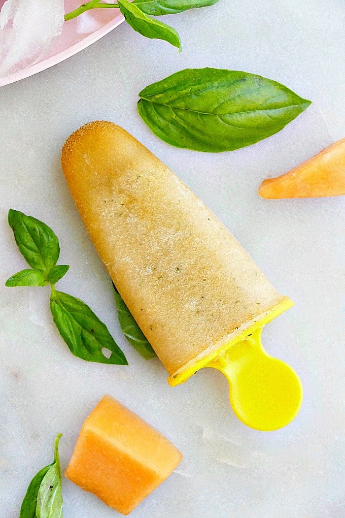 cucumber melon fruit and vegetable popsicles