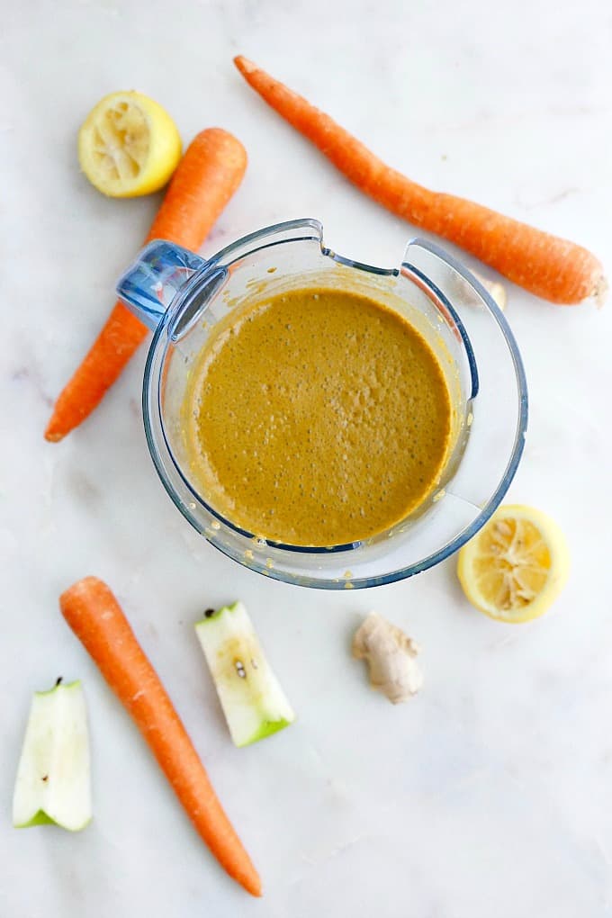 carrot ginger kale juice