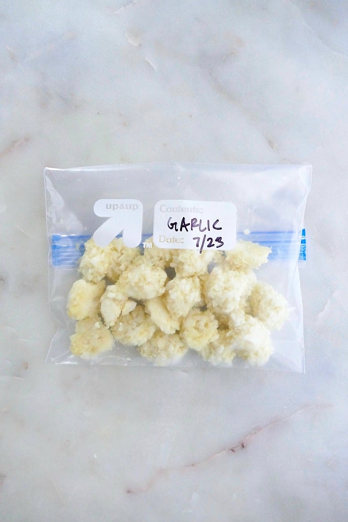 frozen garlic