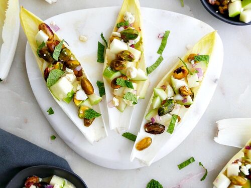 Endive Salad Cups with Blue Cheese & Toasted Walnuts & Pancetta - Cafe  Appliances