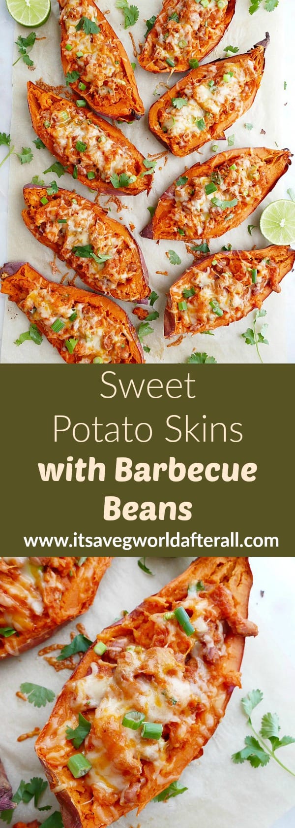 Healthy Sweet Potato Skins with Barbecue Beans - It's a Veg World After ...