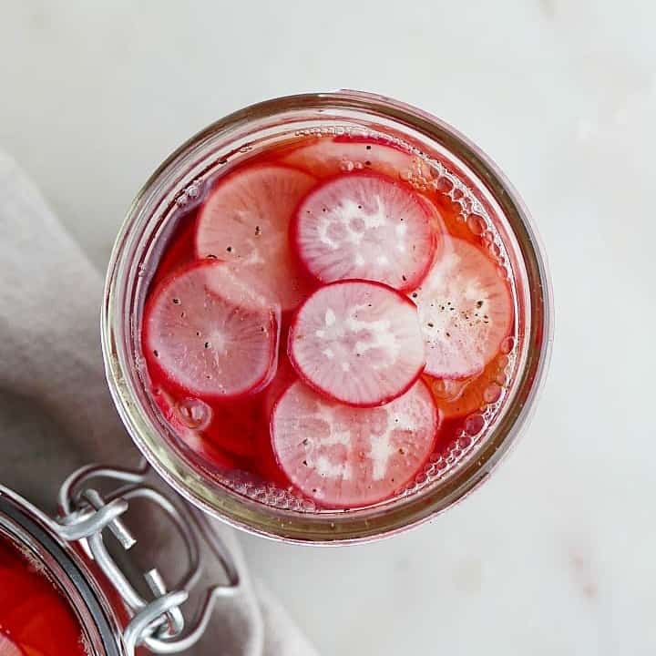 Quick Pickled Radishes with Sherry Vinegar - It's a Veg World After All®