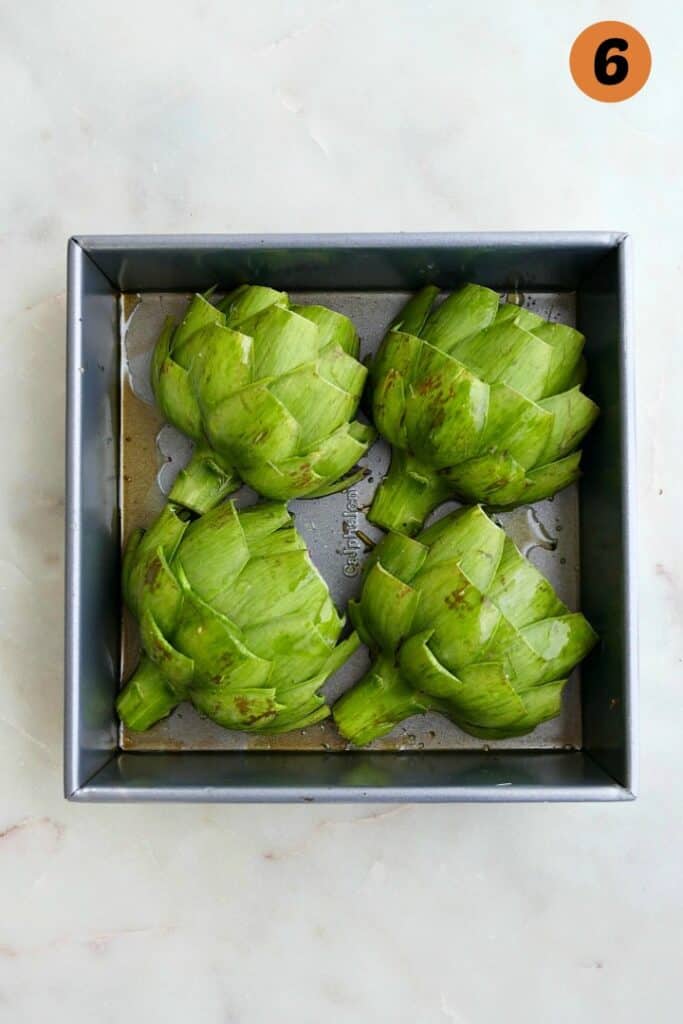 How to Prepare and Eat Roasted Artichoke Halves It's a Veg World After All®