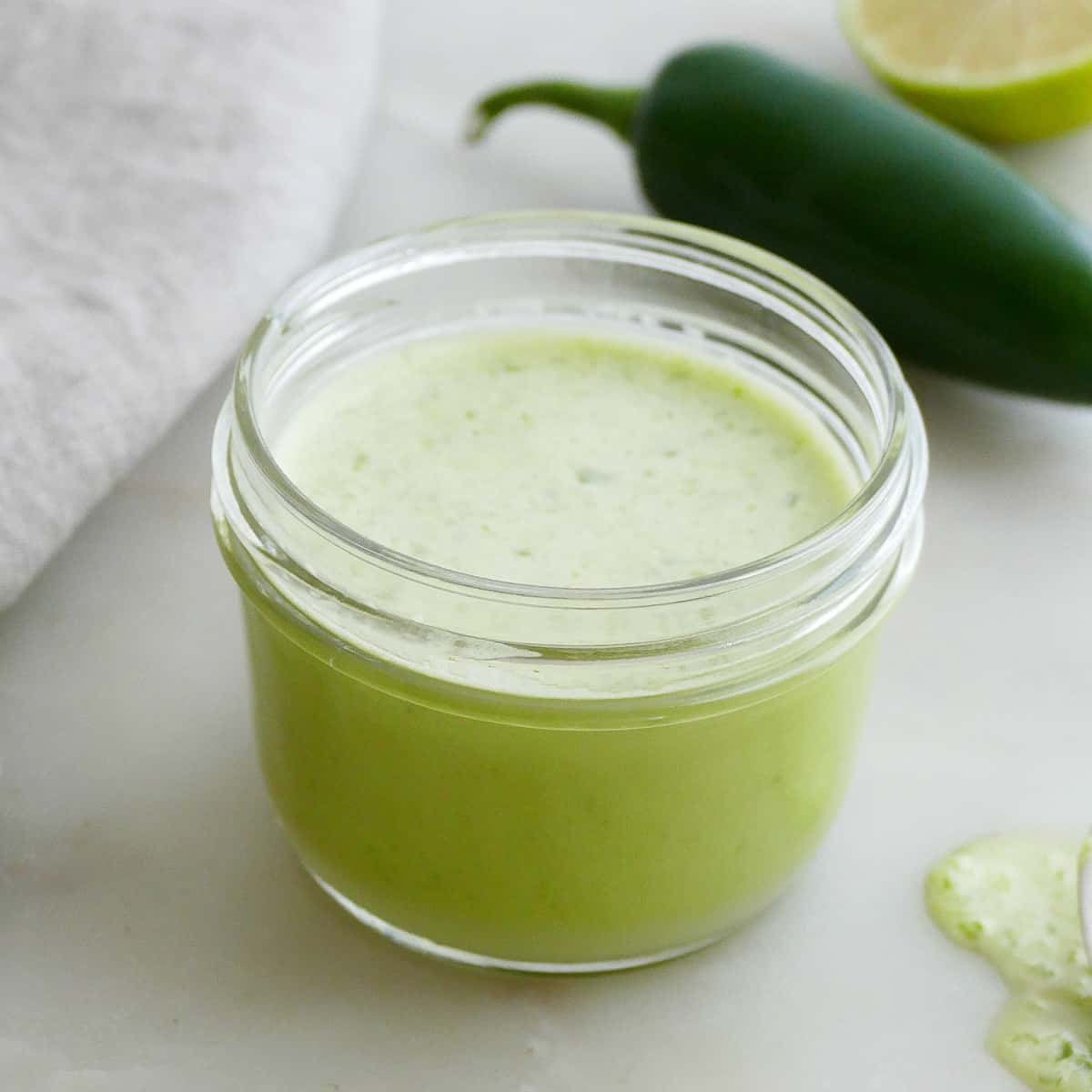 Honey Lime Jalapeño Vinaigrette - Barefeet in the Kitchen