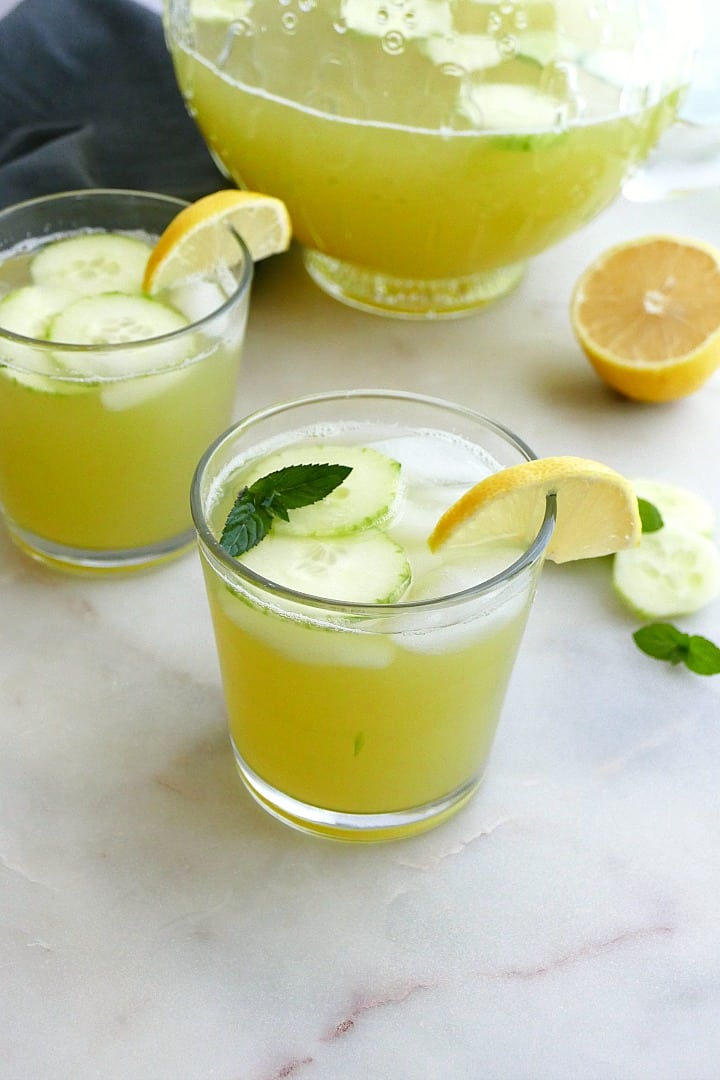 cucumber juice and lemon juice