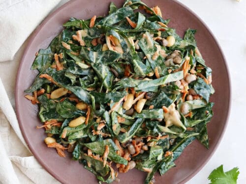 collard green dressing Collard Greens Salad with Mustard Vinaigrette