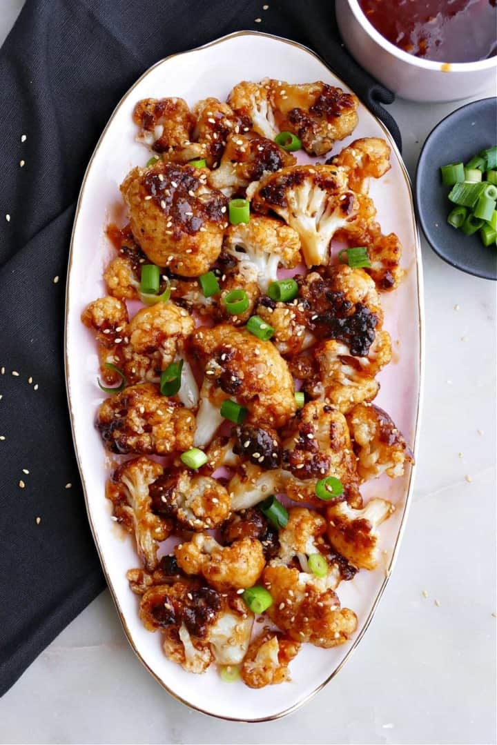 Sweet And Sour Cauliflower - It's A Veg World After All®