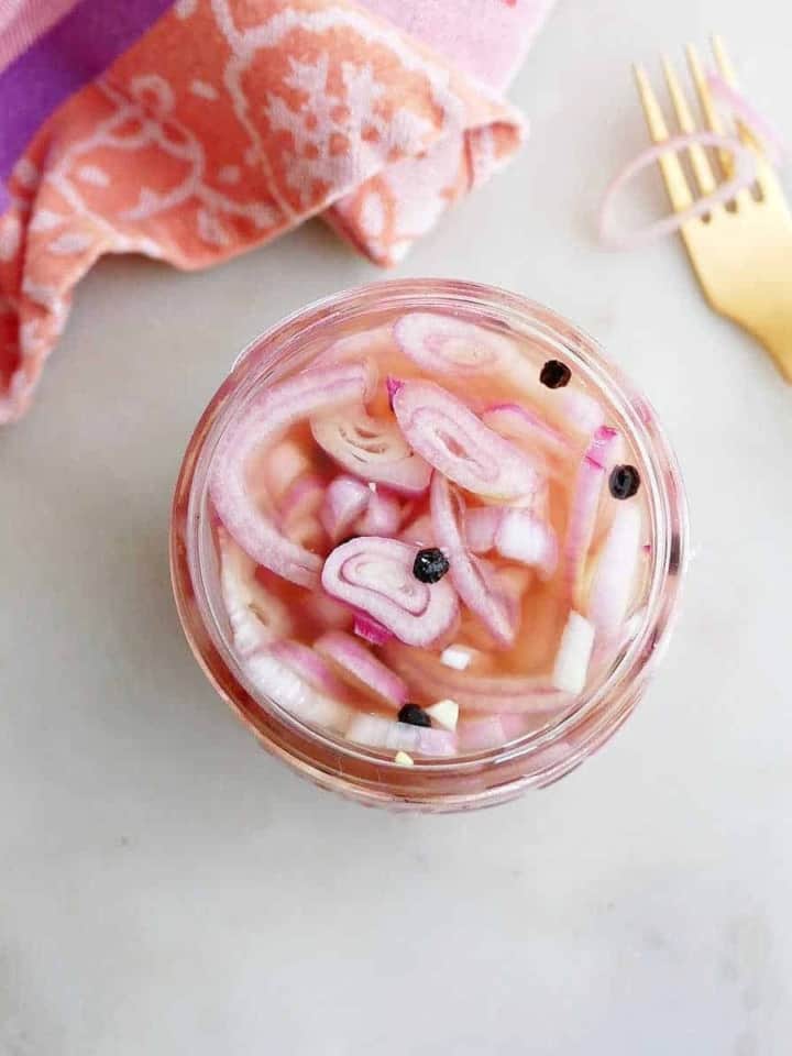 Quick Pickled Red Onions (No Cook) It's a Veg World After All®