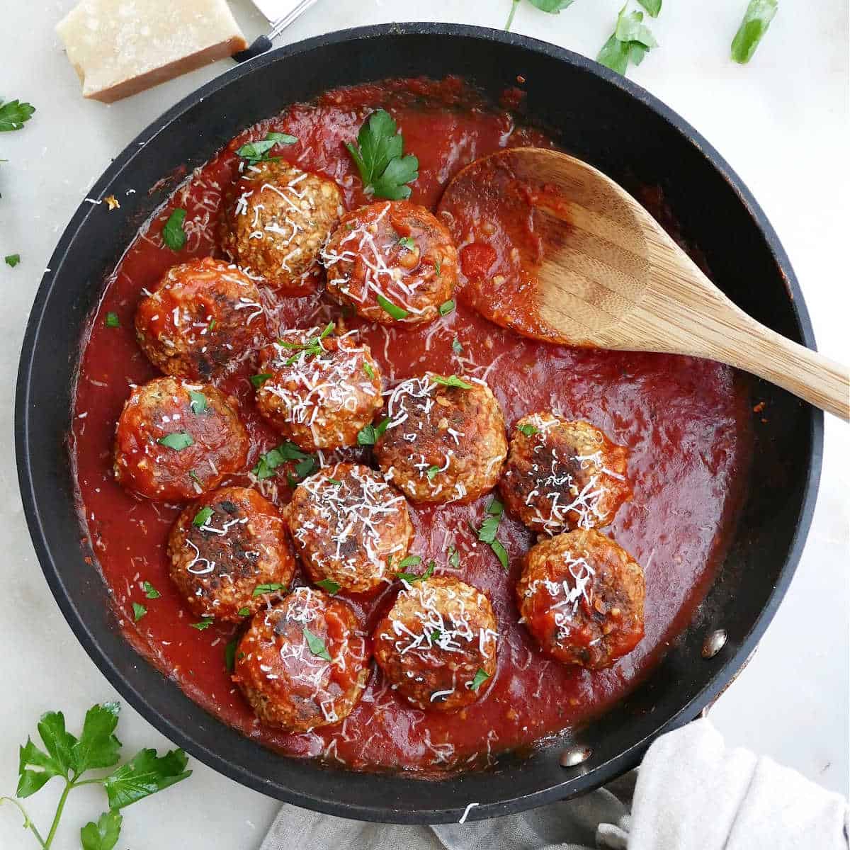 Vegan Eggplant Meatballs - It's a Veg World After All®