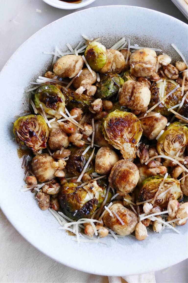 Sheet Pan Gnocchi and Brussels Sprouts It's a Veg World After All®