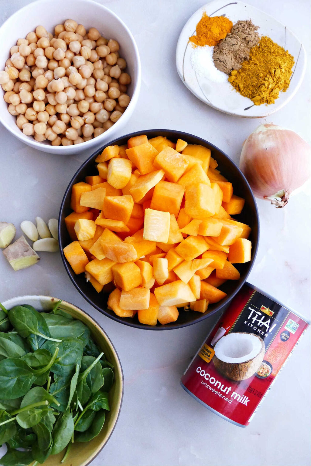 Butternut Squash and Chickpea Curry - It's a Veg World After All®