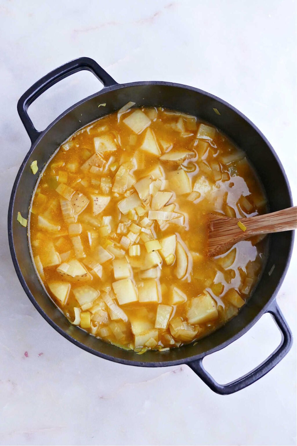 Fennel and Leek Soup with Potatoes It's a Veg World After All®