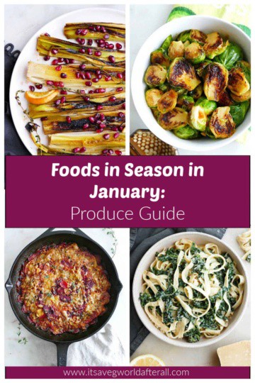 Foods in Season in January - It's a Veg World After All®