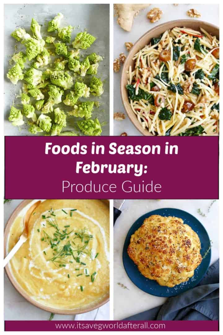 Foods in Season in February - It's a Veg World After All®