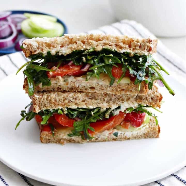 The Best Veggie Cheese Sandwich - It's a Veg World After All®