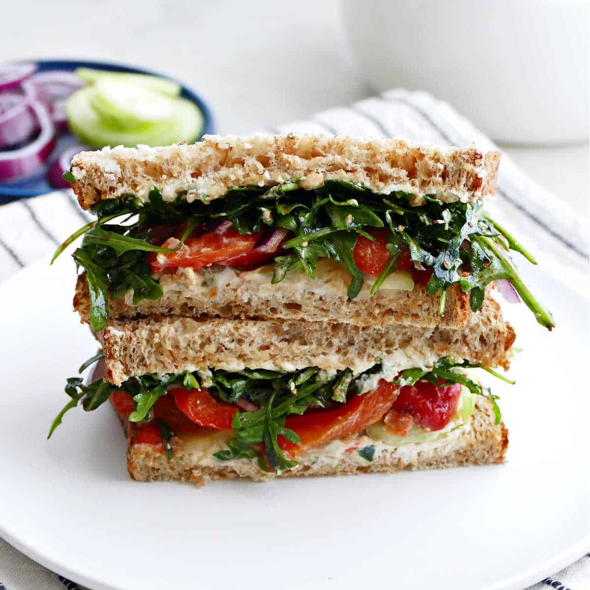Vegetarian Panini Sandwich Recipe: How to Make Vegetarian Panini Sandwich  Recipe