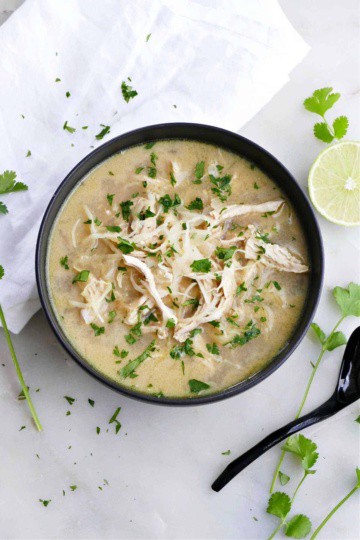 Coconut Cabbage Chicken Soup - It's a Veg World After All®