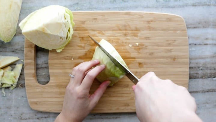 How to Cut Cabbage - It's a Veg World After All®