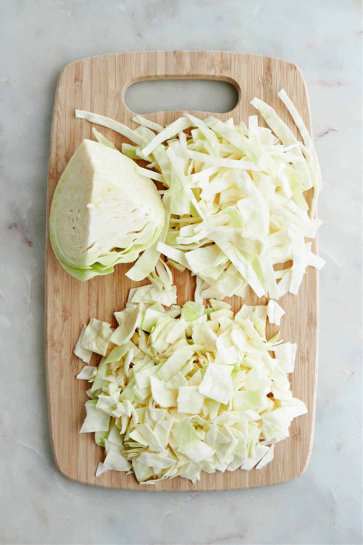 How to Shred Cabbage with a Mandoline - It's a Veg World After All®