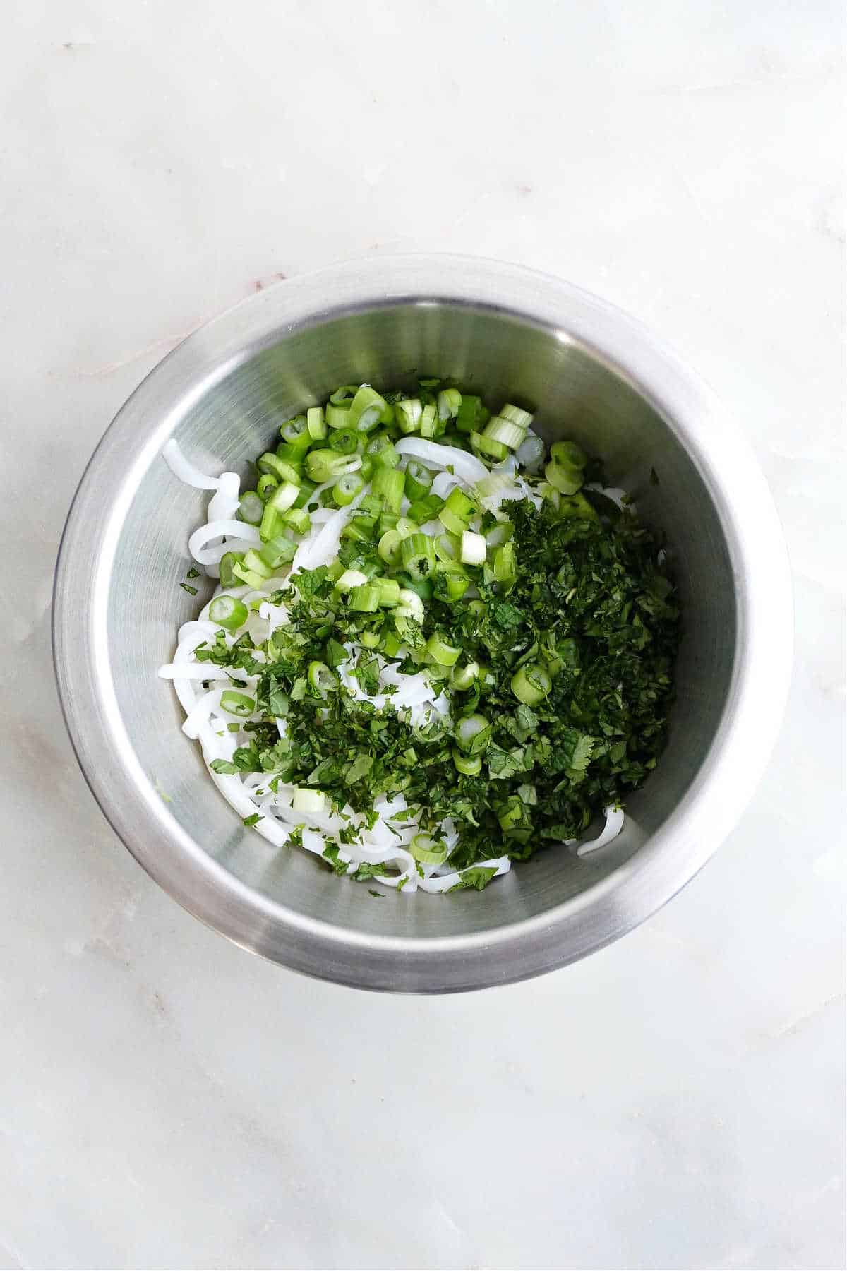 Vegan Peanut Noodles with Fresh Herbs - It's a Veg World After All®