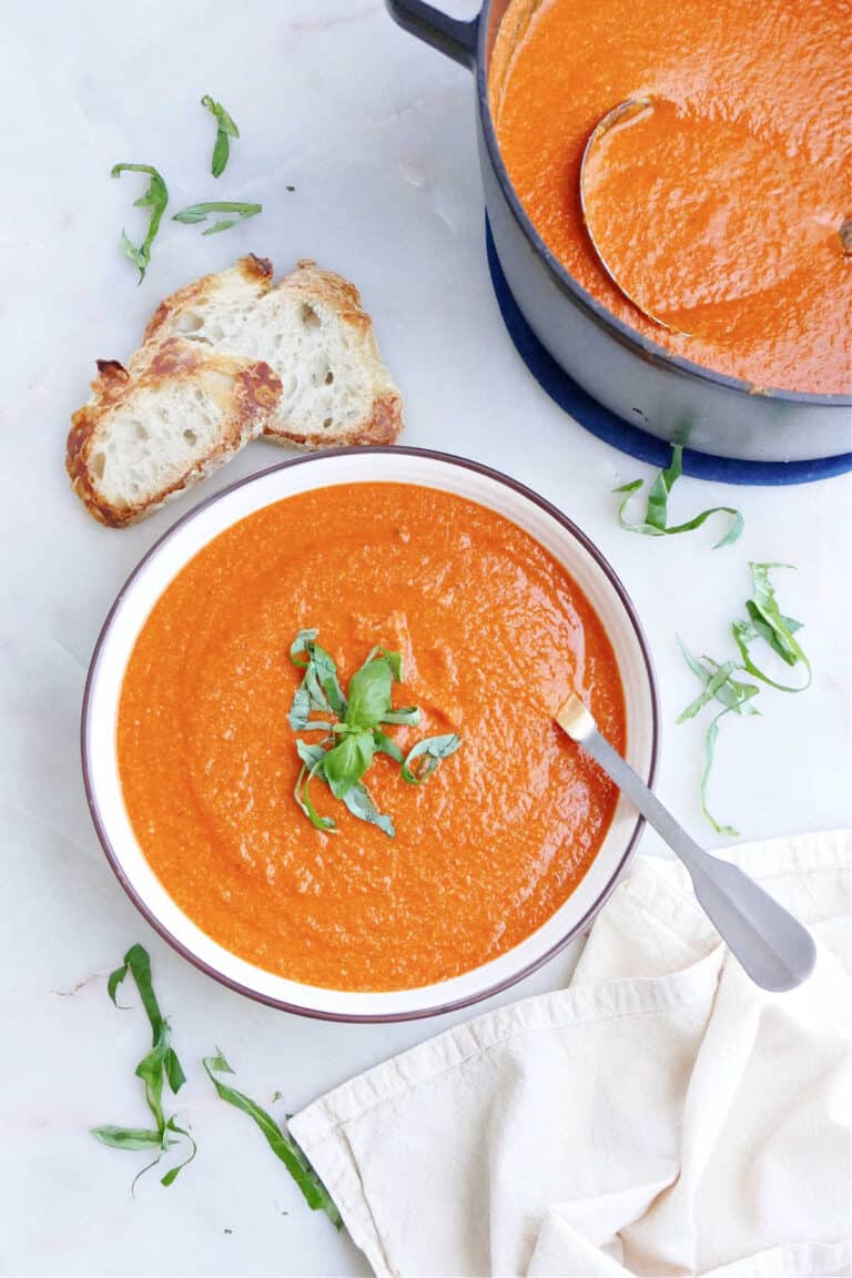Vegan Tomato Bisque with Cashews It's a Veg World After All®