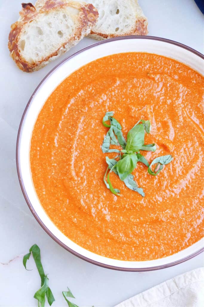 Vegan Tomato Bisque with Cashews It's a Veg World After All®