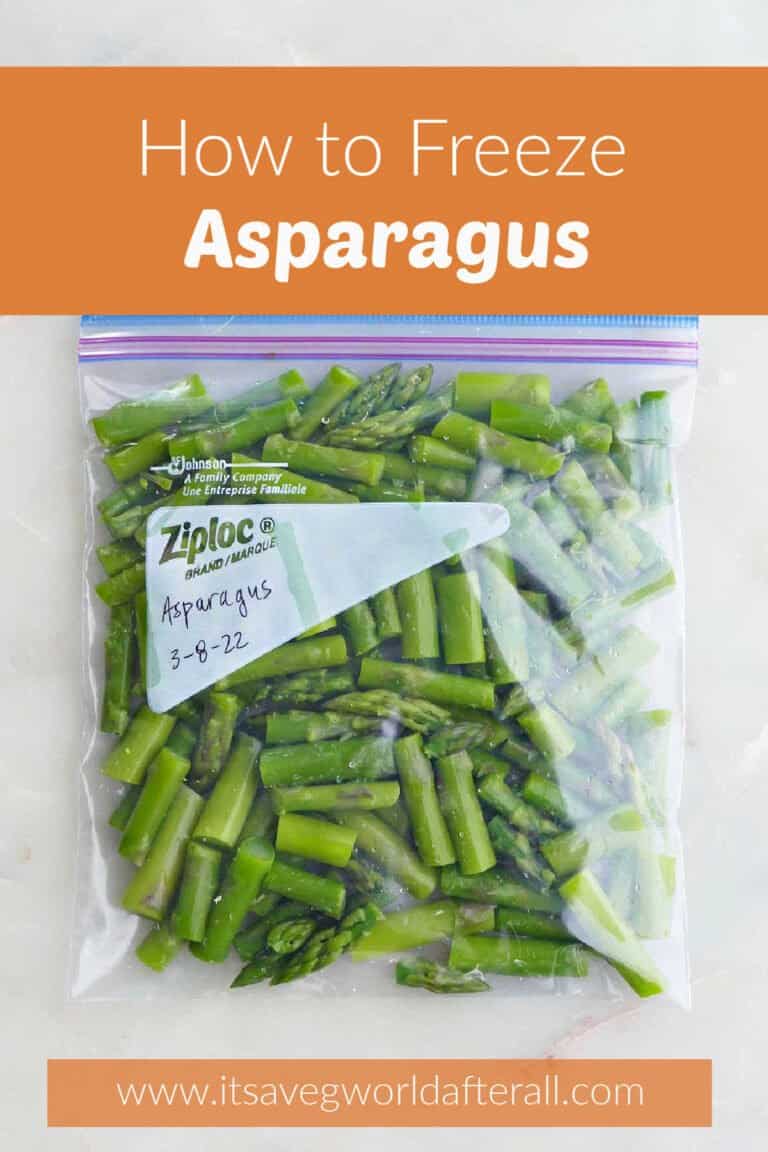 How to Freeze Asparagus It's a Veg World After All®