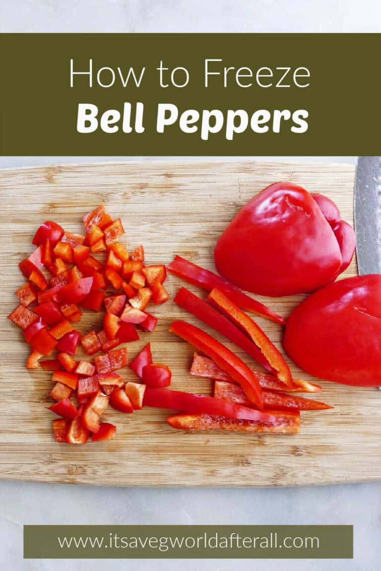How to Freeze Bell Peppers It's a Veg World After All®