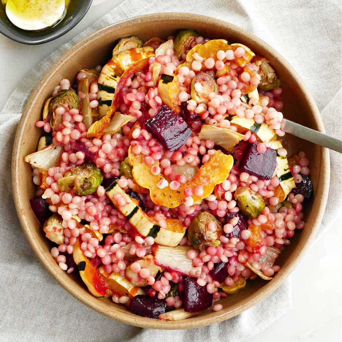 Fall Roasted Vegetable Couscous Salad It's a Veg World After All®