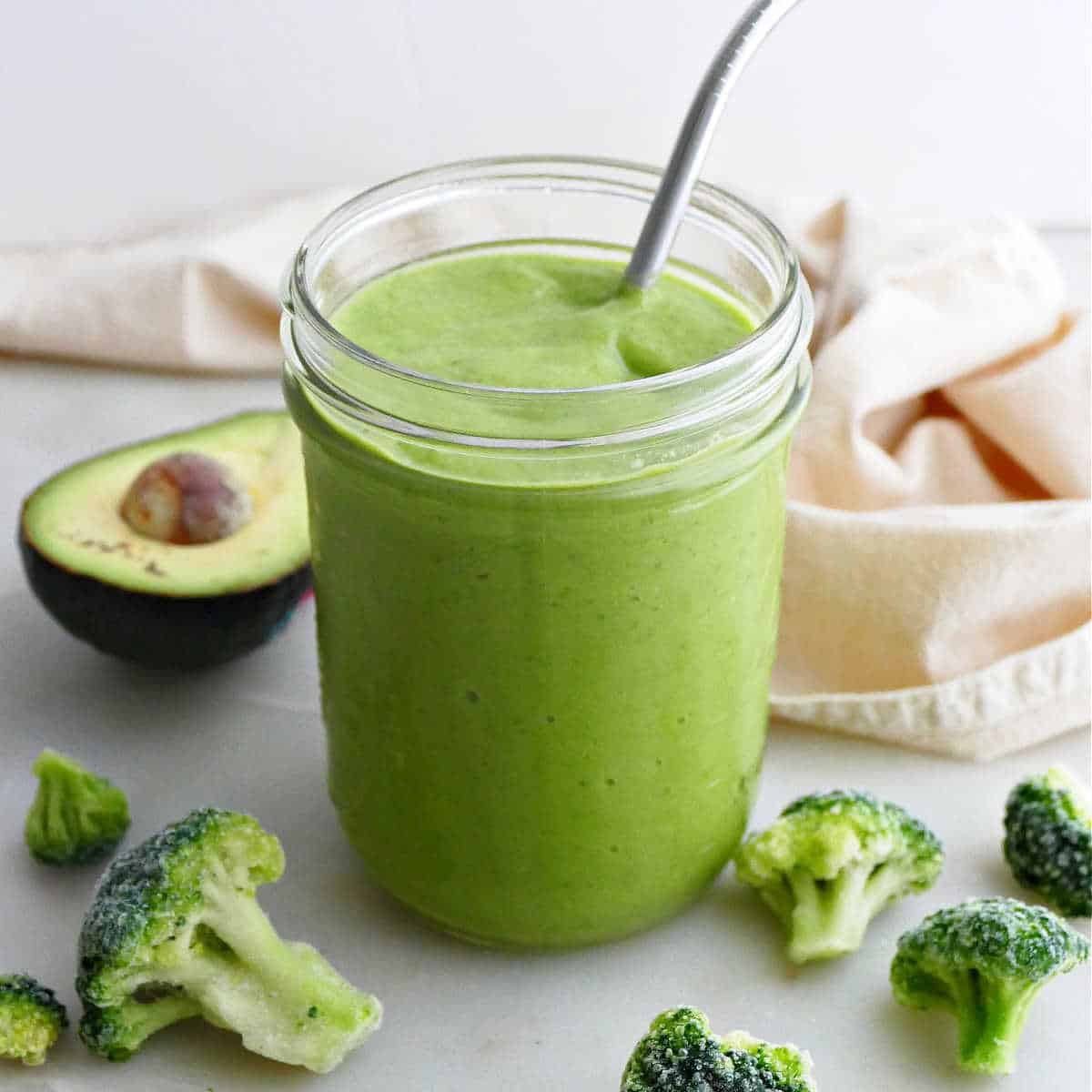 Super Green Broccoli Smoothie - It's a Veg World After All®
