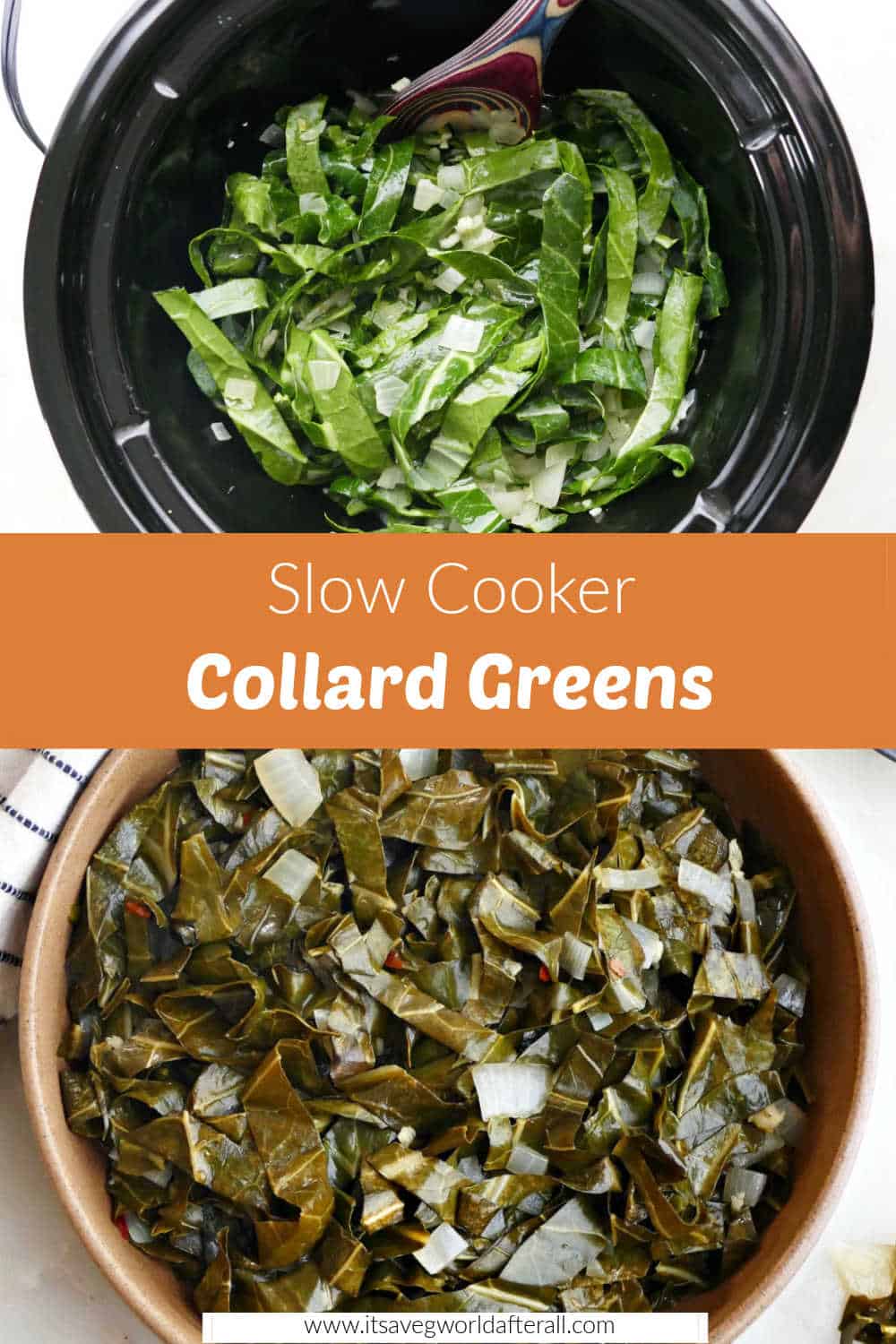 Slow Cooker Collard Greens It S A Veg World After All