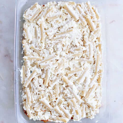 Meatless Baked Ziti with Vegetables It's a Veg World After All®