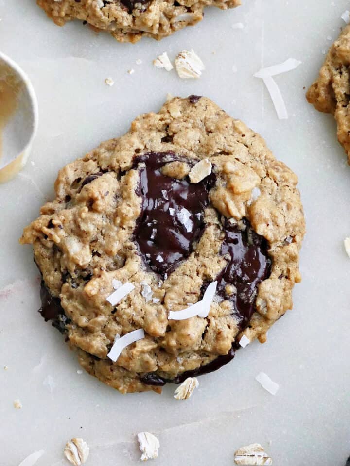 White Chocolate Chip Spinach Cookies - It's a Veg World After All®