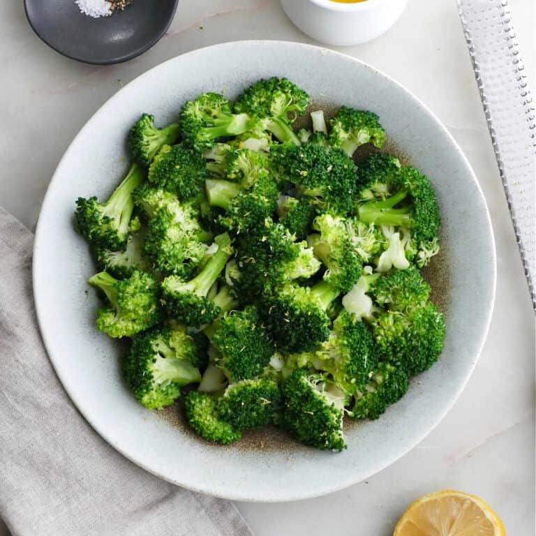 Boiled Broccoli (with Seasonings) It's a Veg World After All®