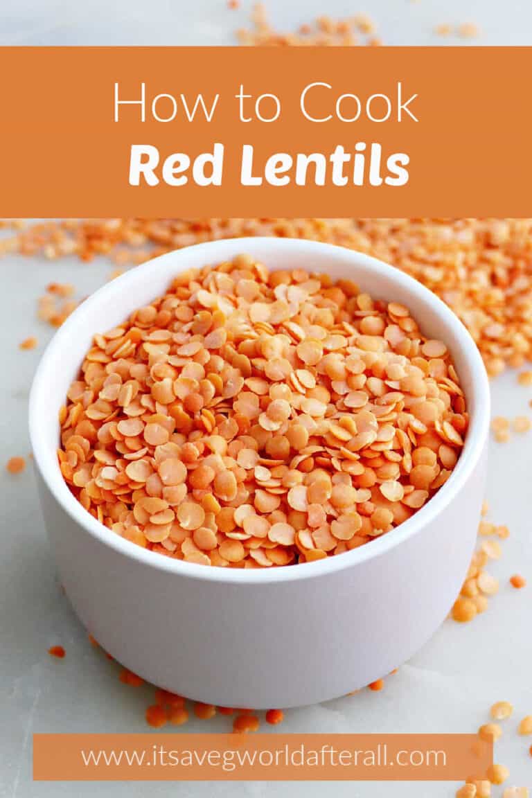 How to Cook Red Lentils It's a Veg World After All®